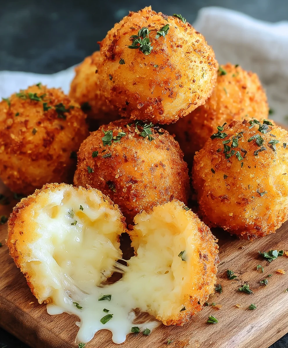 Air Fryer Cheesy Mashed Potato Balls Recipe