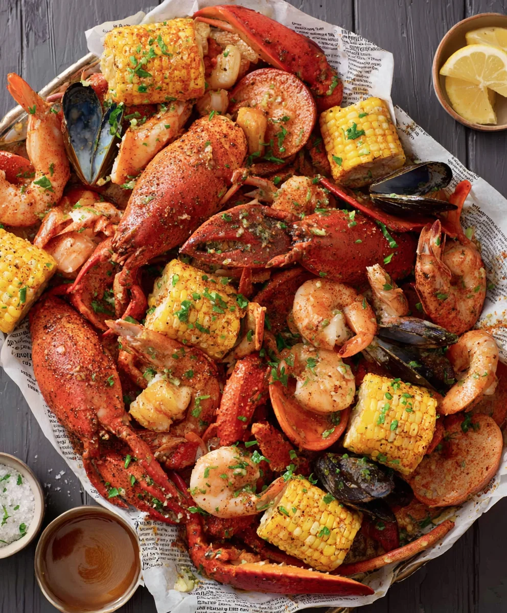Spicy Garlic Butter Seafood Boil Recipe - Homemade Cajun Flavor