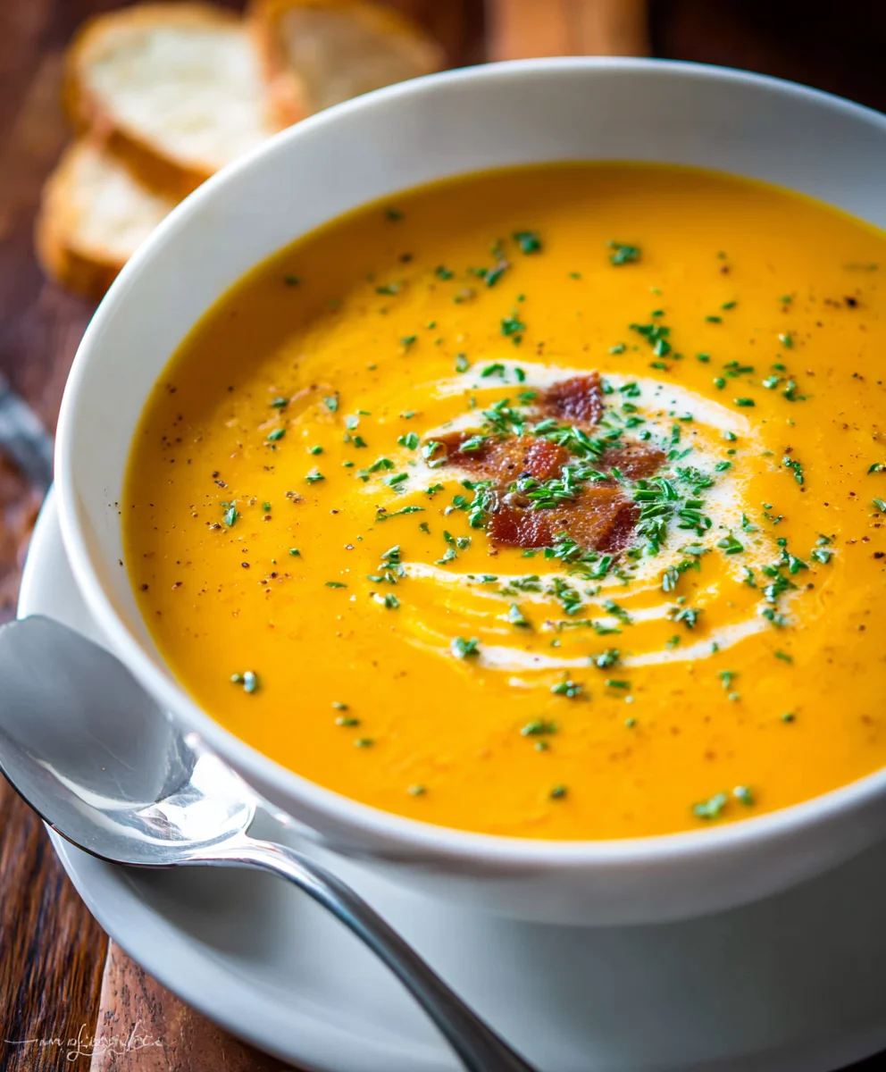 Creamy Carrot Soup-Velvety Smooth Comfort