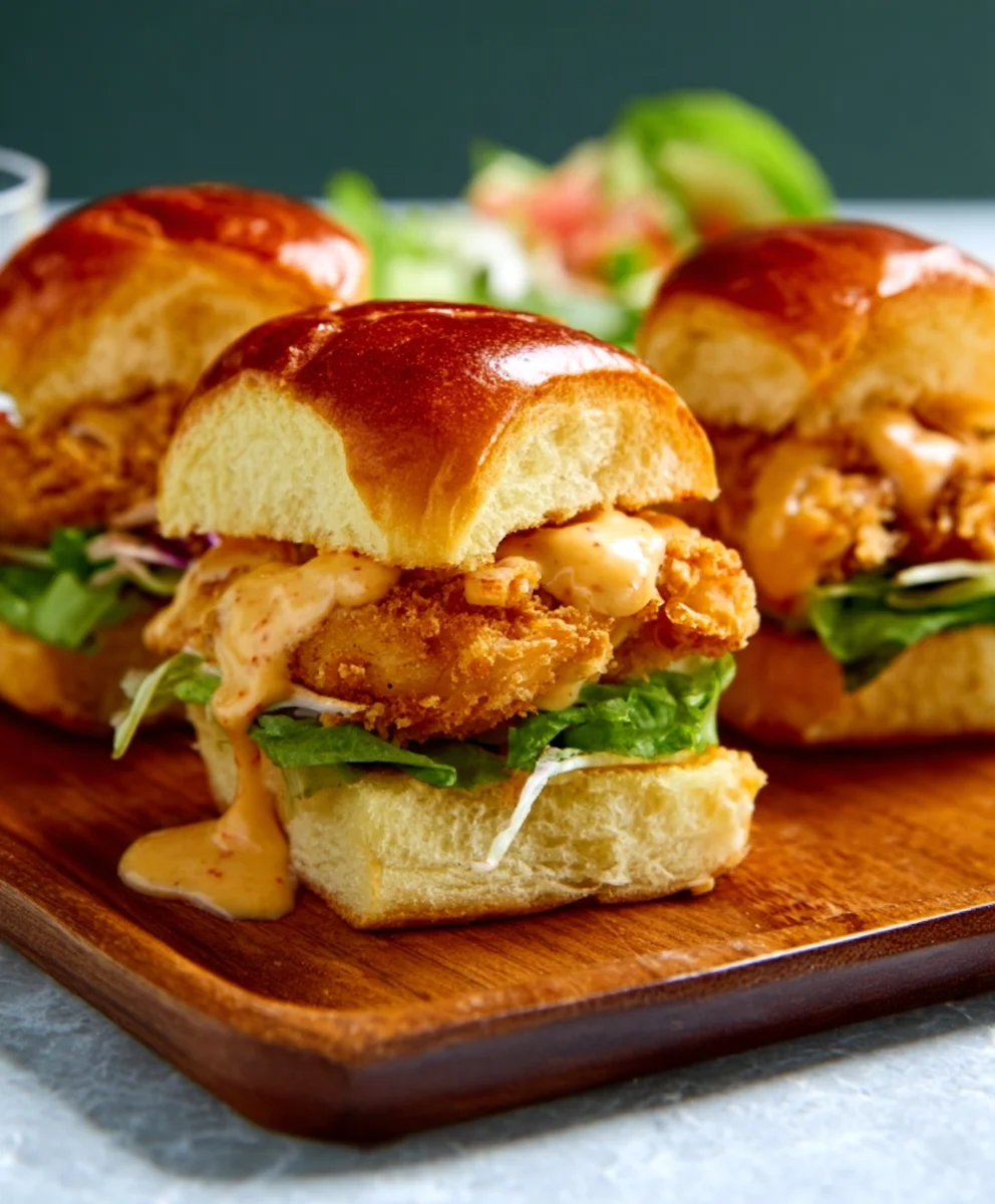 Easy Bang Bang Chicken Sliders - Quick & Delicious Meal