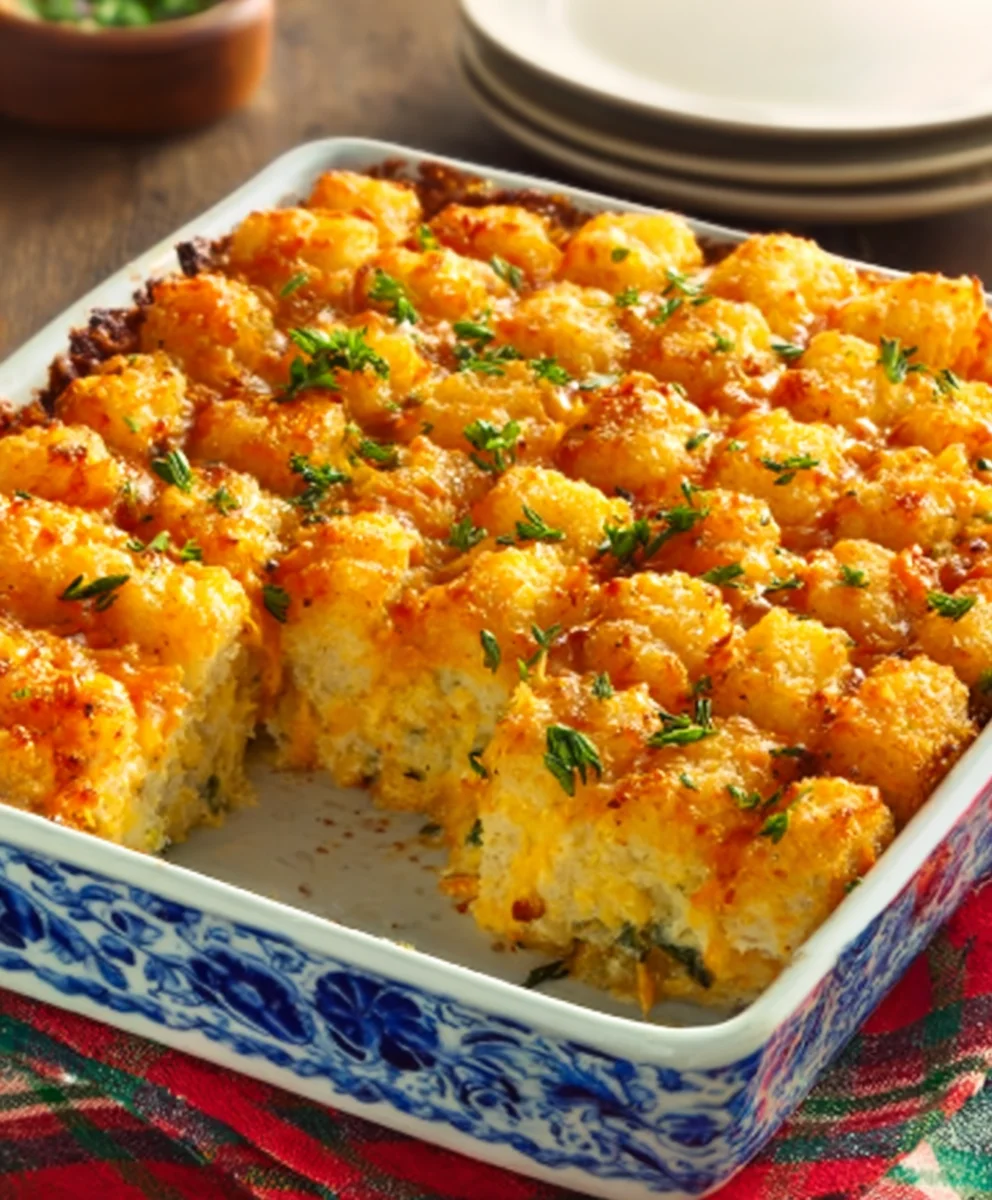 Easy Tater Tot Breakfast Casserole Recipe - Comfort Food