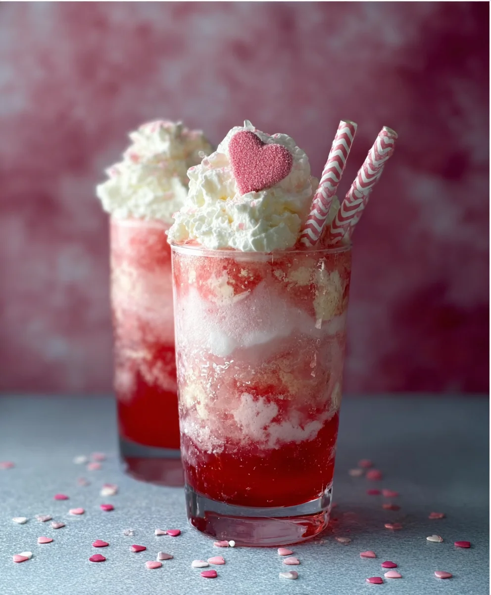 Cupid's Potion Float-Delicious Non-Non-Non-Alcoholic Alternativeic Drink
