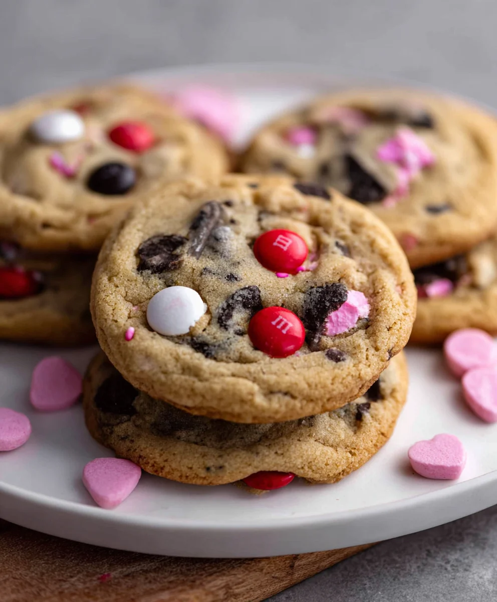 Vnon-alcoholic alentine's Day Oreo M&m's Non-Non-Non-Alcoholic Alternativeic Cookies