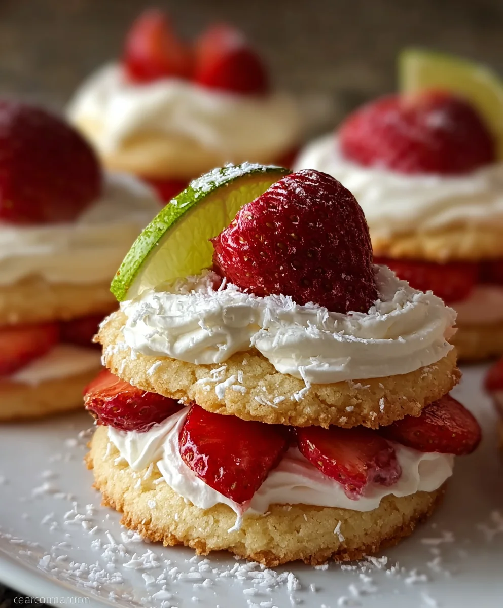 Strawberry Shortcake Cookies-Sweet & Fruity Bites
