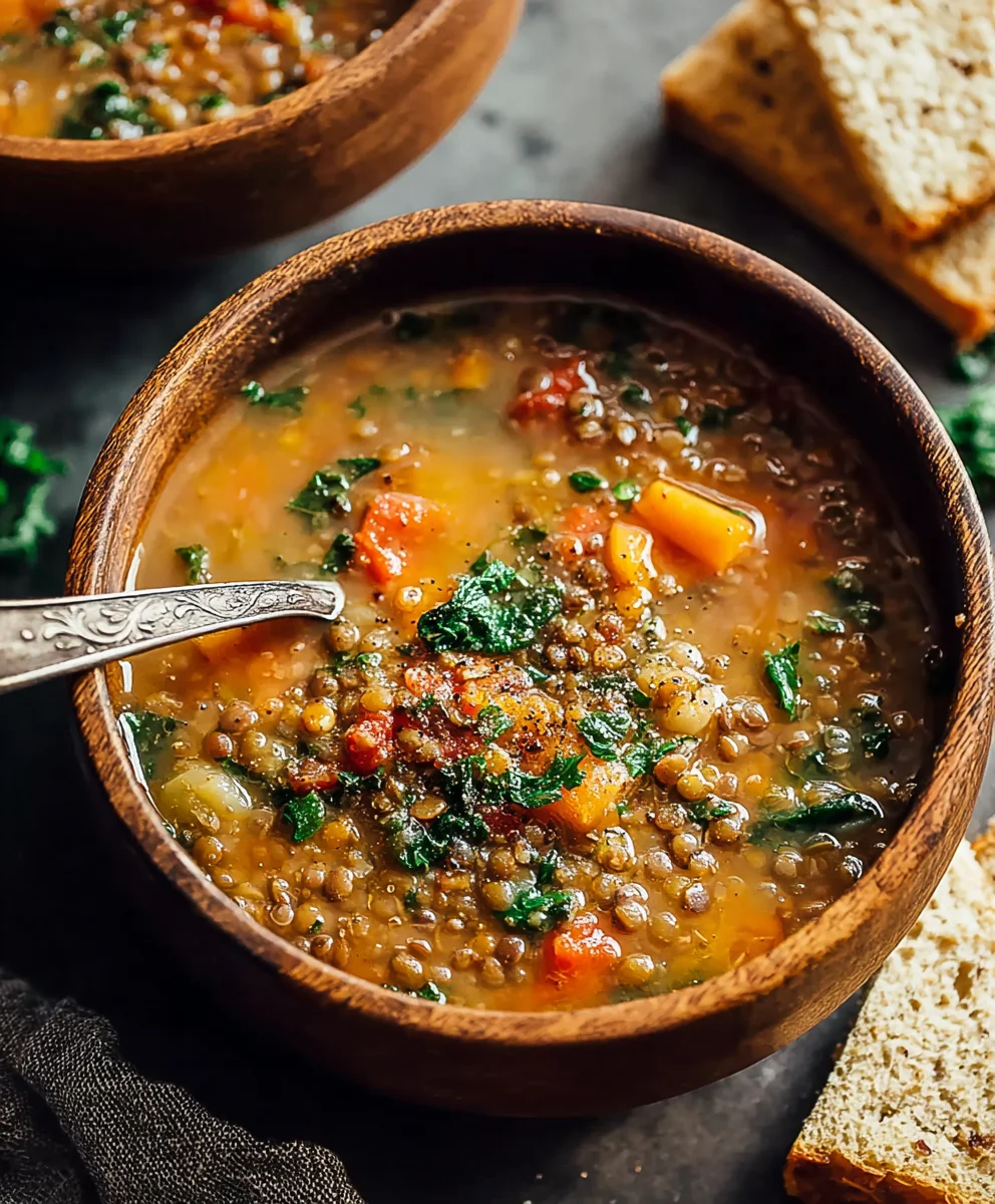 Hearty Vegetarian Lentil Soup- Simple & Delicious Recipe