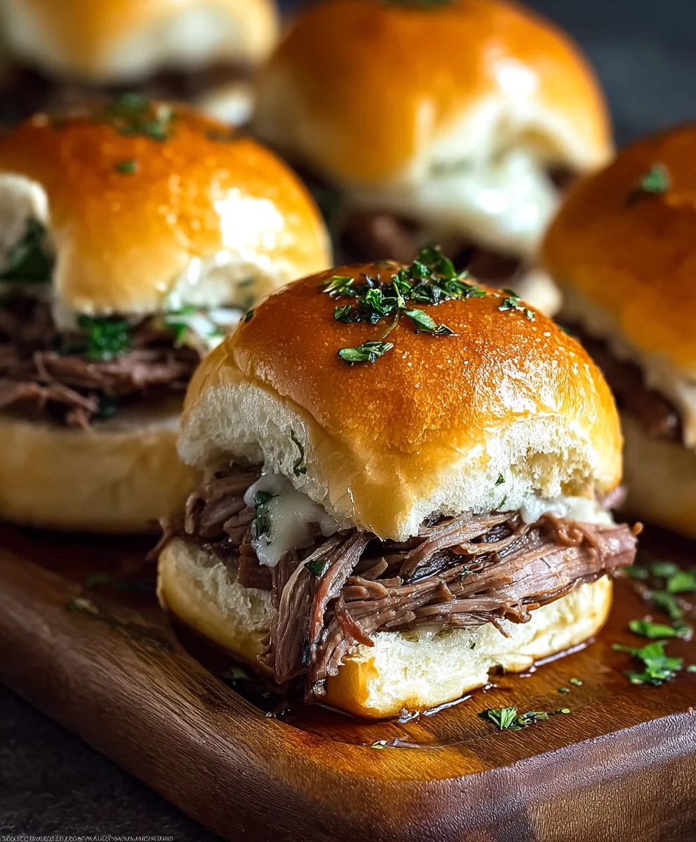 Easy Beef French Dip Sliders - Party Perfect Recipe