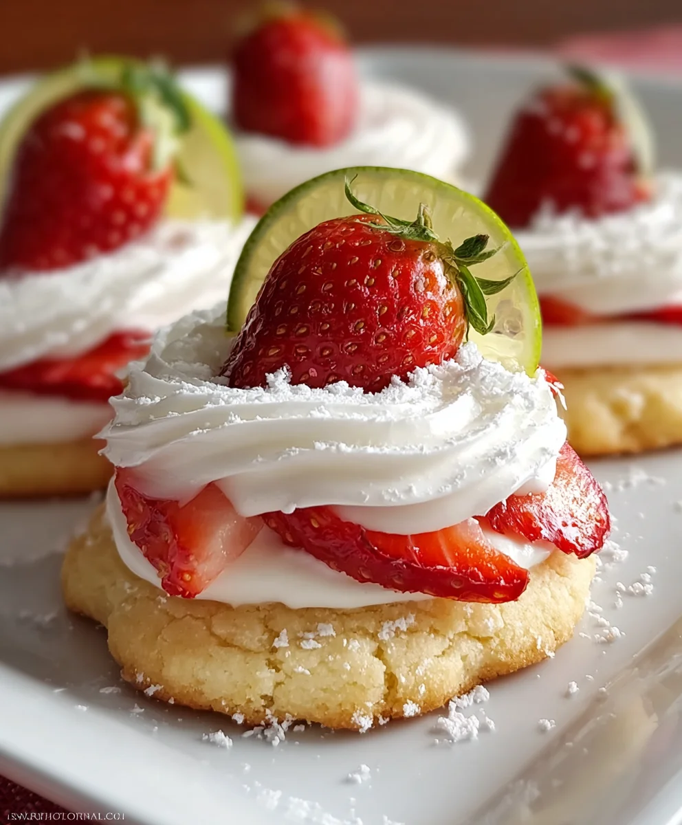 Strawberry Shortcake Cookies-Sweet & Fruity Bites