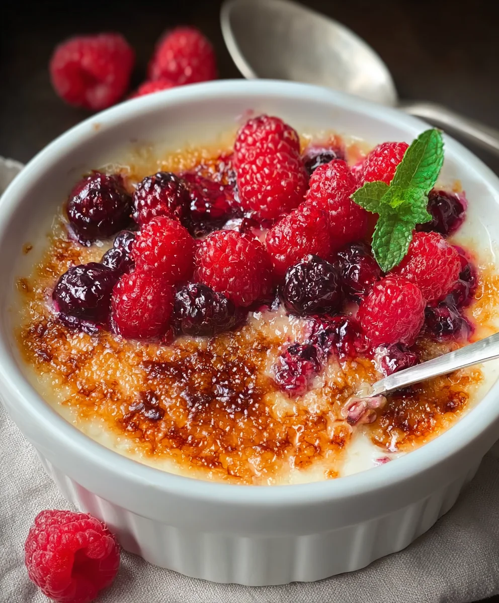 Berry Brûlée Recipe- Easy & Elegant Dessert