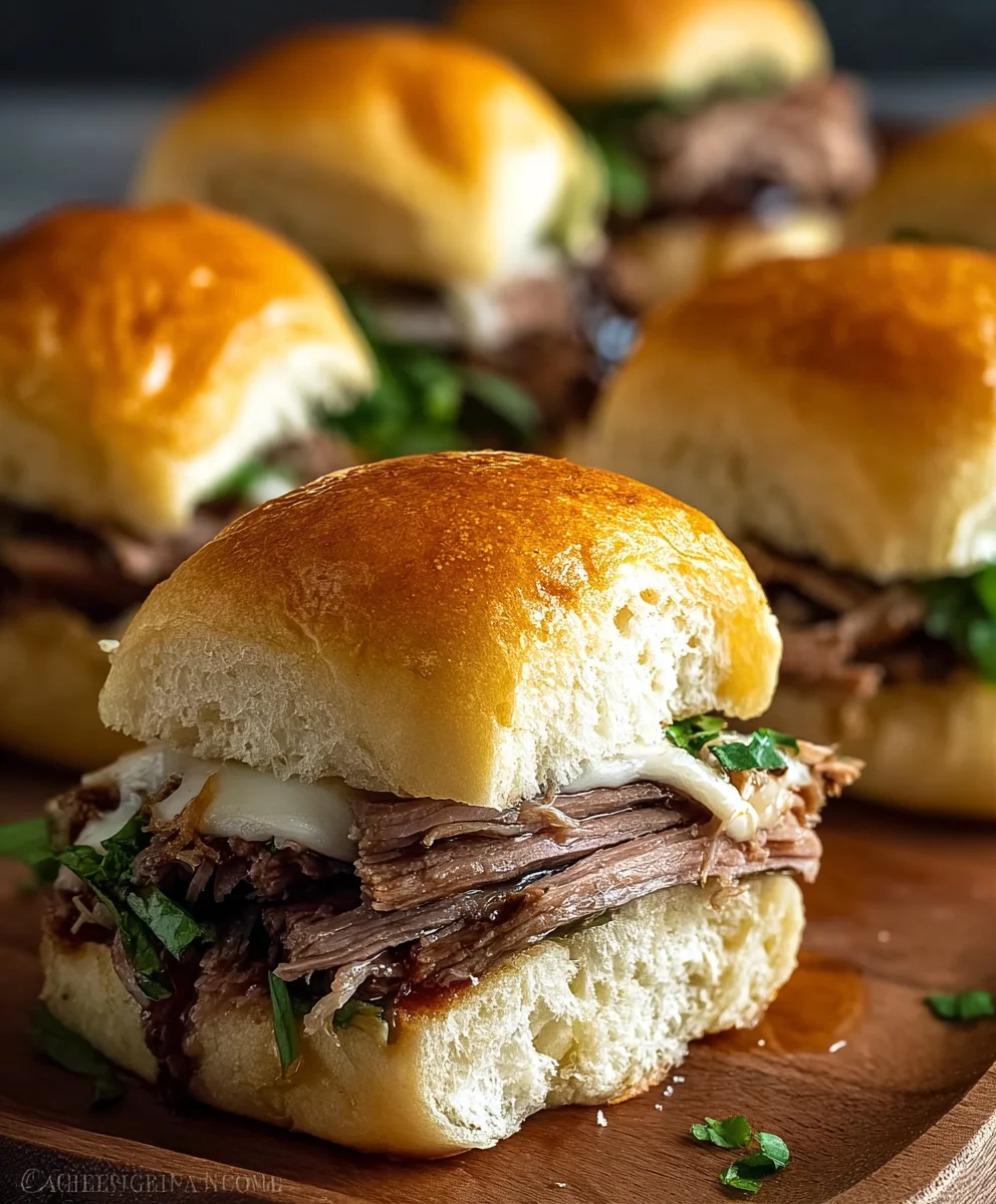Easy Beef French Dip Sliders - Quick Recipe
