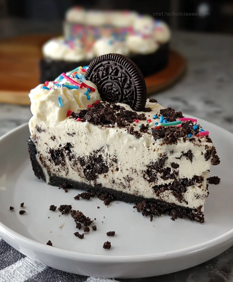 No-Bake Oreo Cheesecake Recipe - Easy Dessert