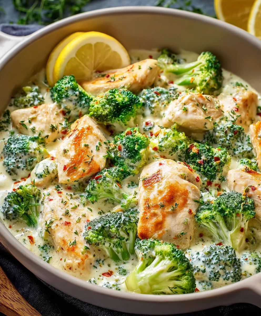 Creamy Chicken Broccoli Bake- Easy Dinner
