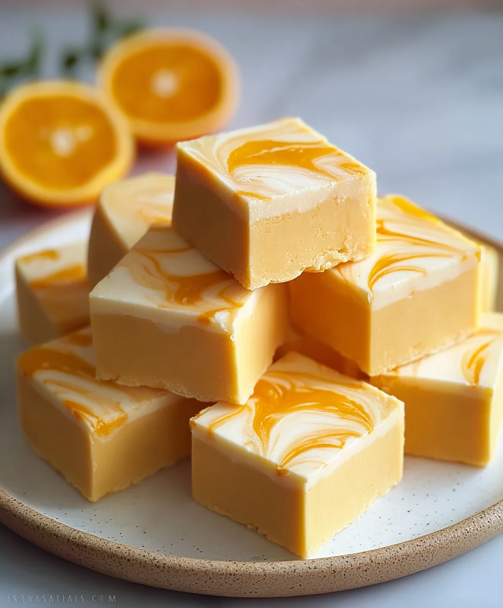 Orange Dreamsicle Fudge Recipe - Easy & Delicious
