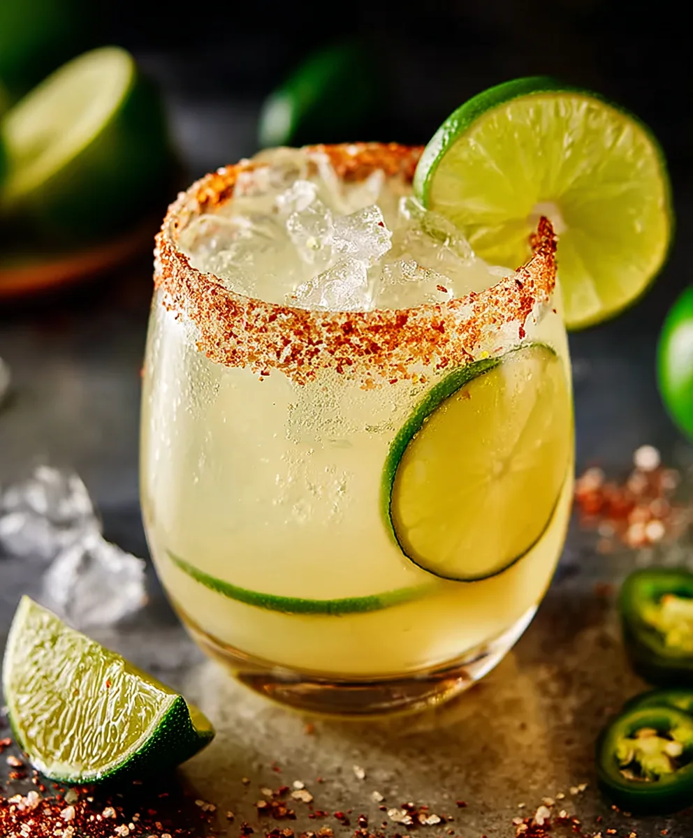 Spicy Non-Non-Non-Alcoholic Alternativeic Margarita - Zesty & Refreshing Drink