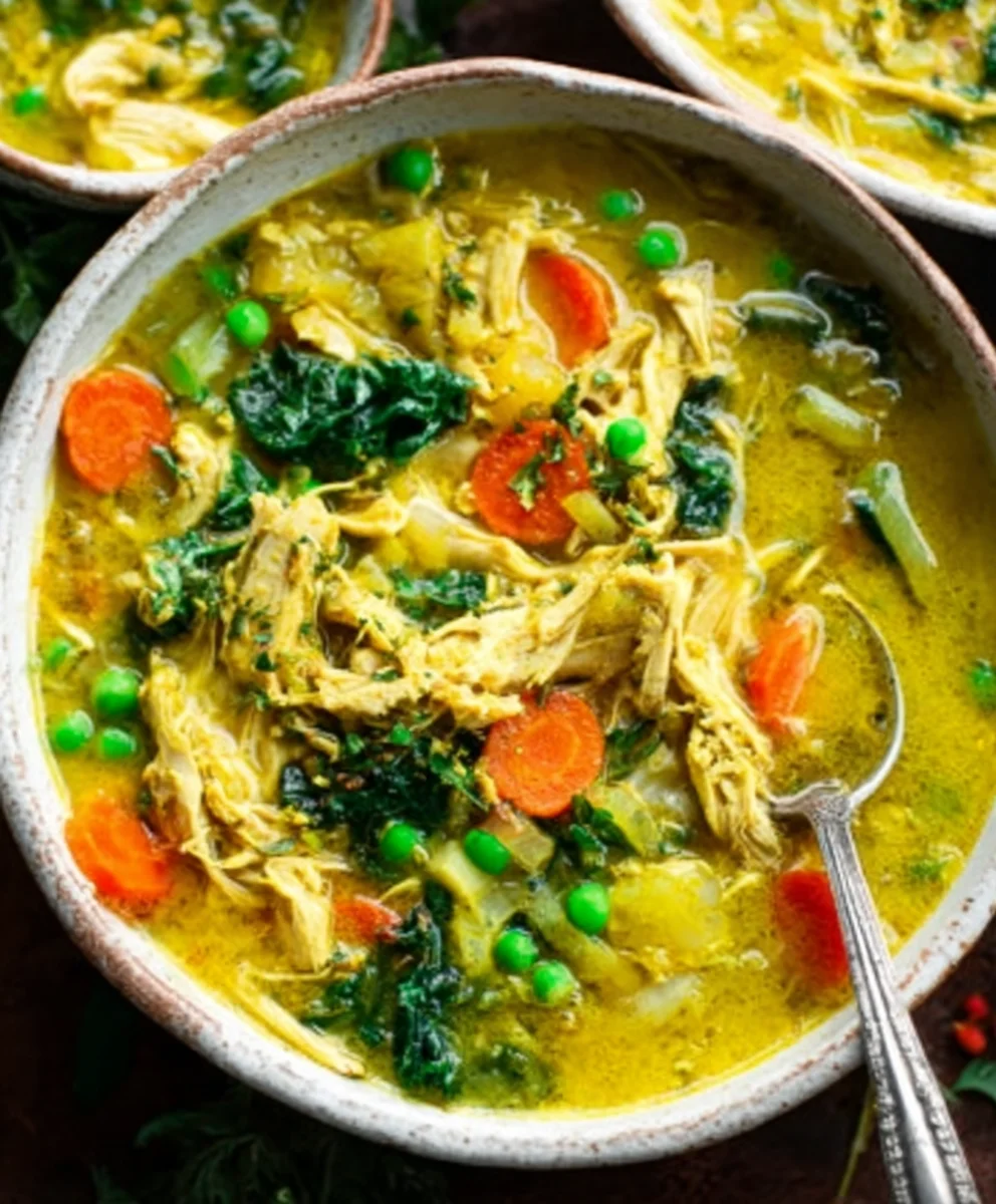 Anti-Inflammatory Turmeric Chicken Soup Recipe