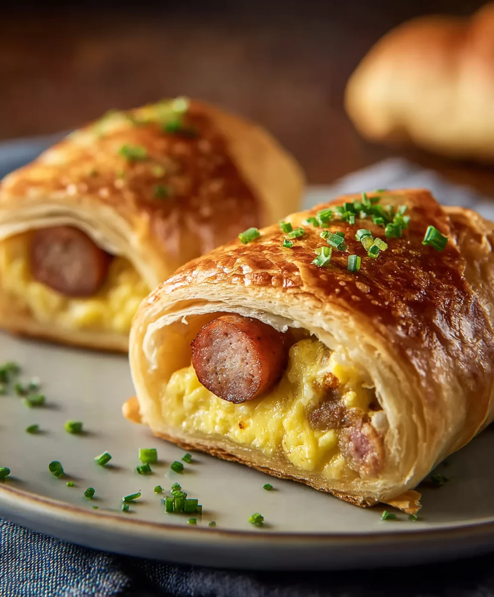 Beef Sausage Egg Roll-Ups Quick Easy Morning Treat