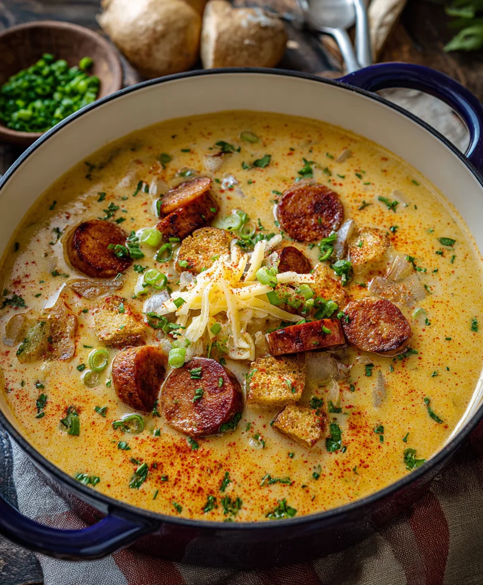 Hearty Cajun Potato Soup-Bold Flavor-Easy Recipe