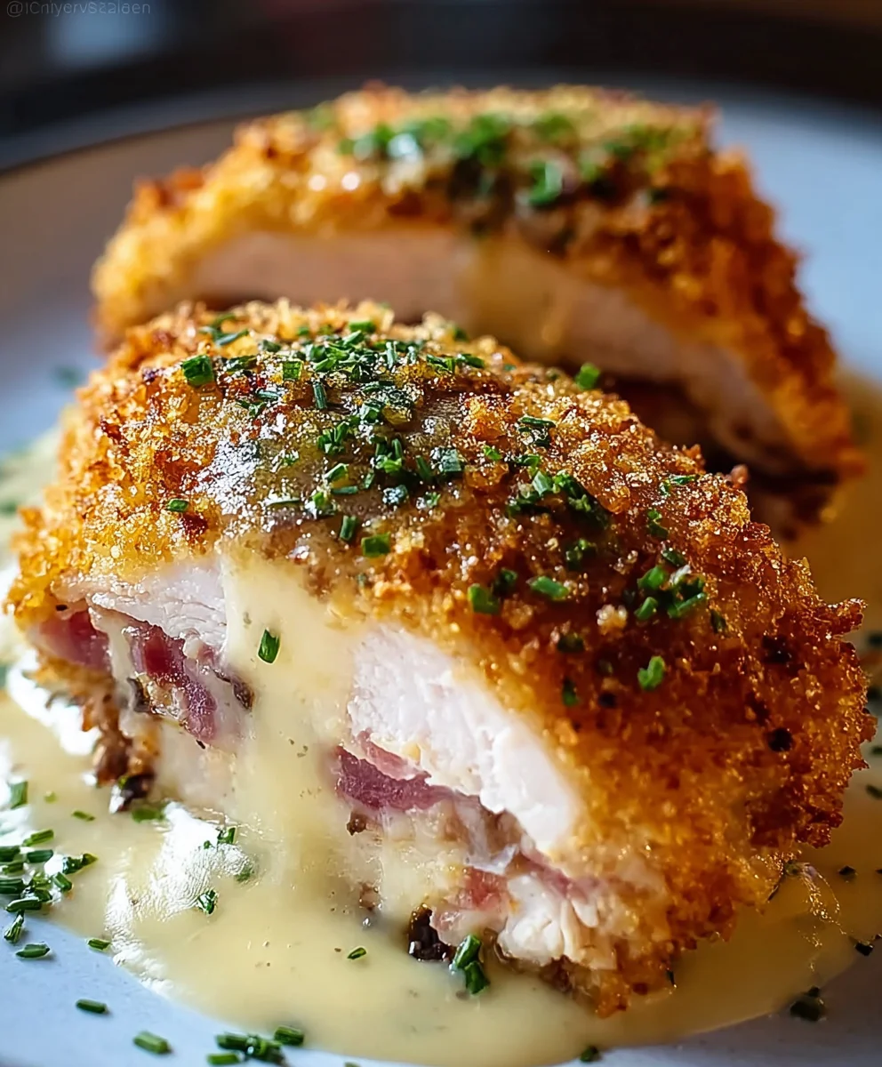 Easy Chicken Cordon Bleu - Best Beef Version