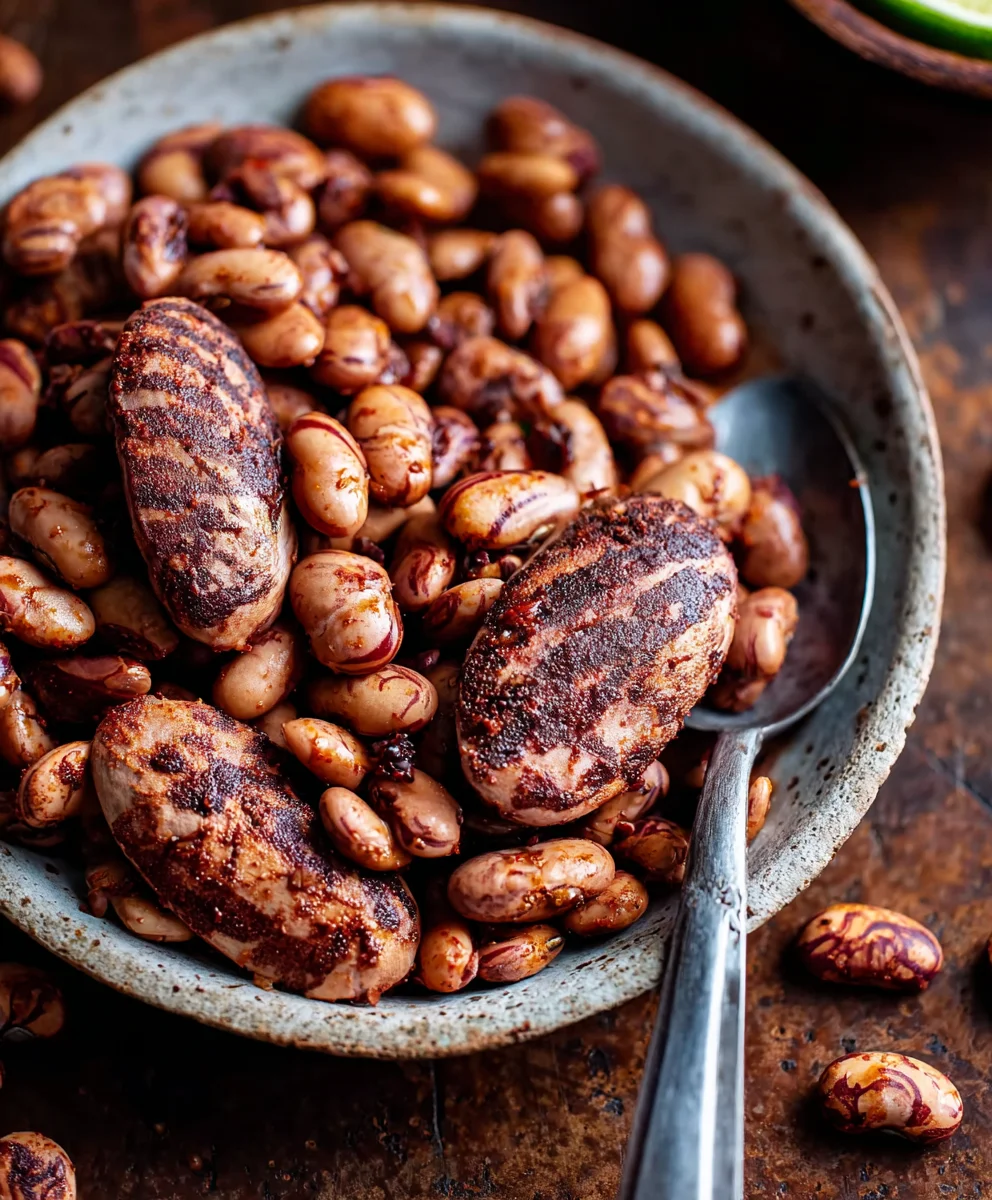 Santa Maria Pinquito Beans-Savory Beef Slow Cooker Recipe