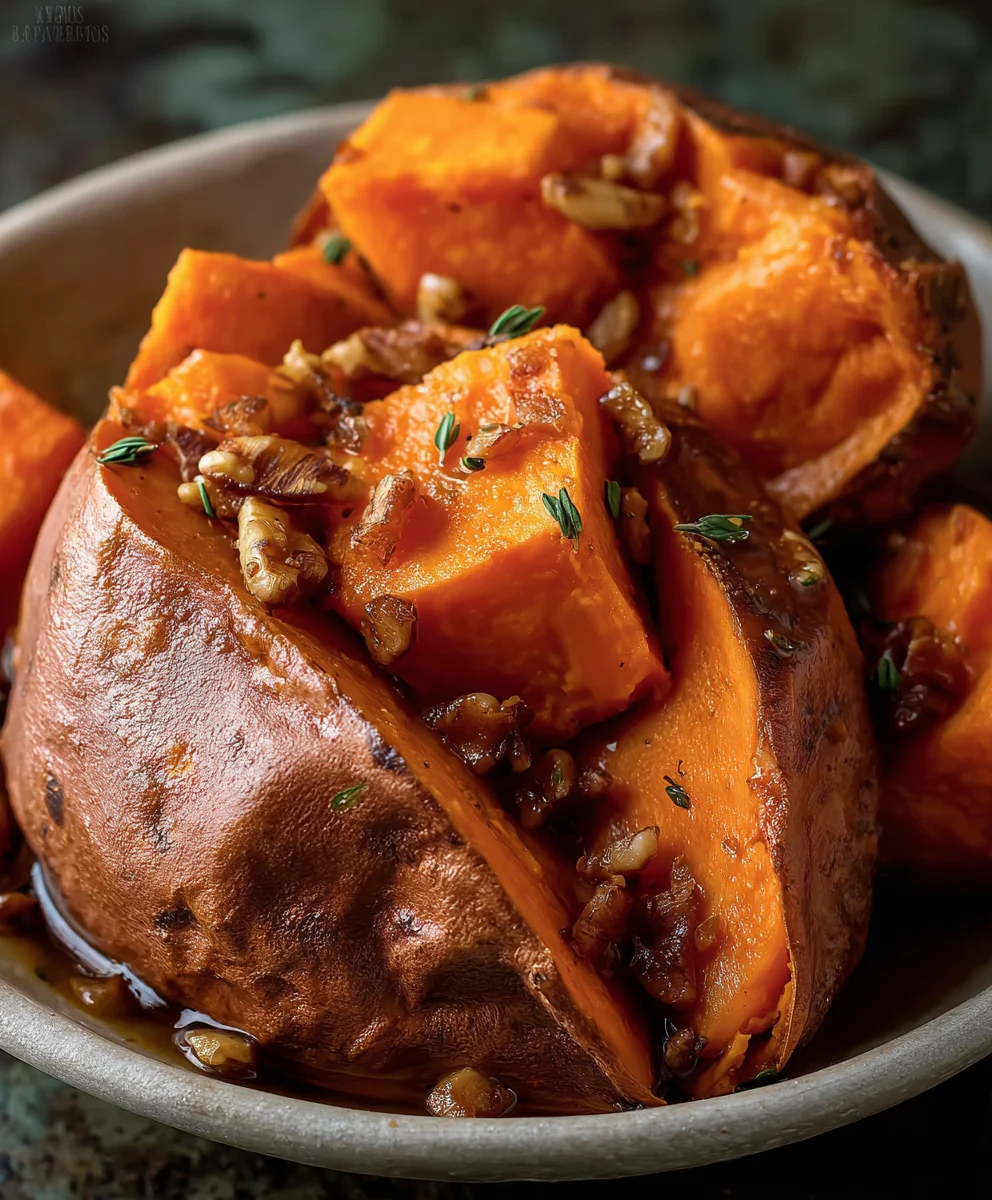 Maple Sweet Potatoes- Easy Delicious Side Dish