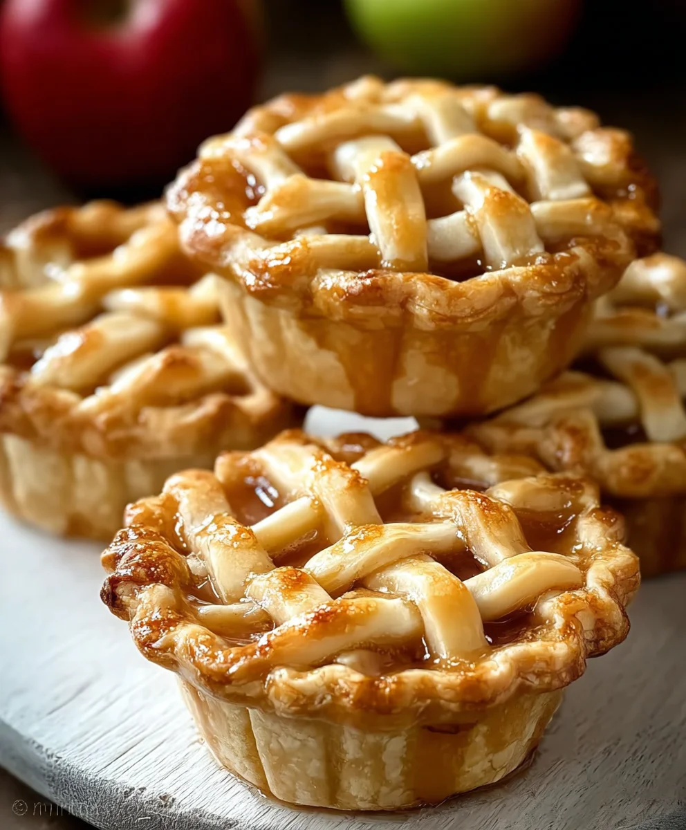 Easy Mini Apple Pies Recipe-Delicious Fall Dessert