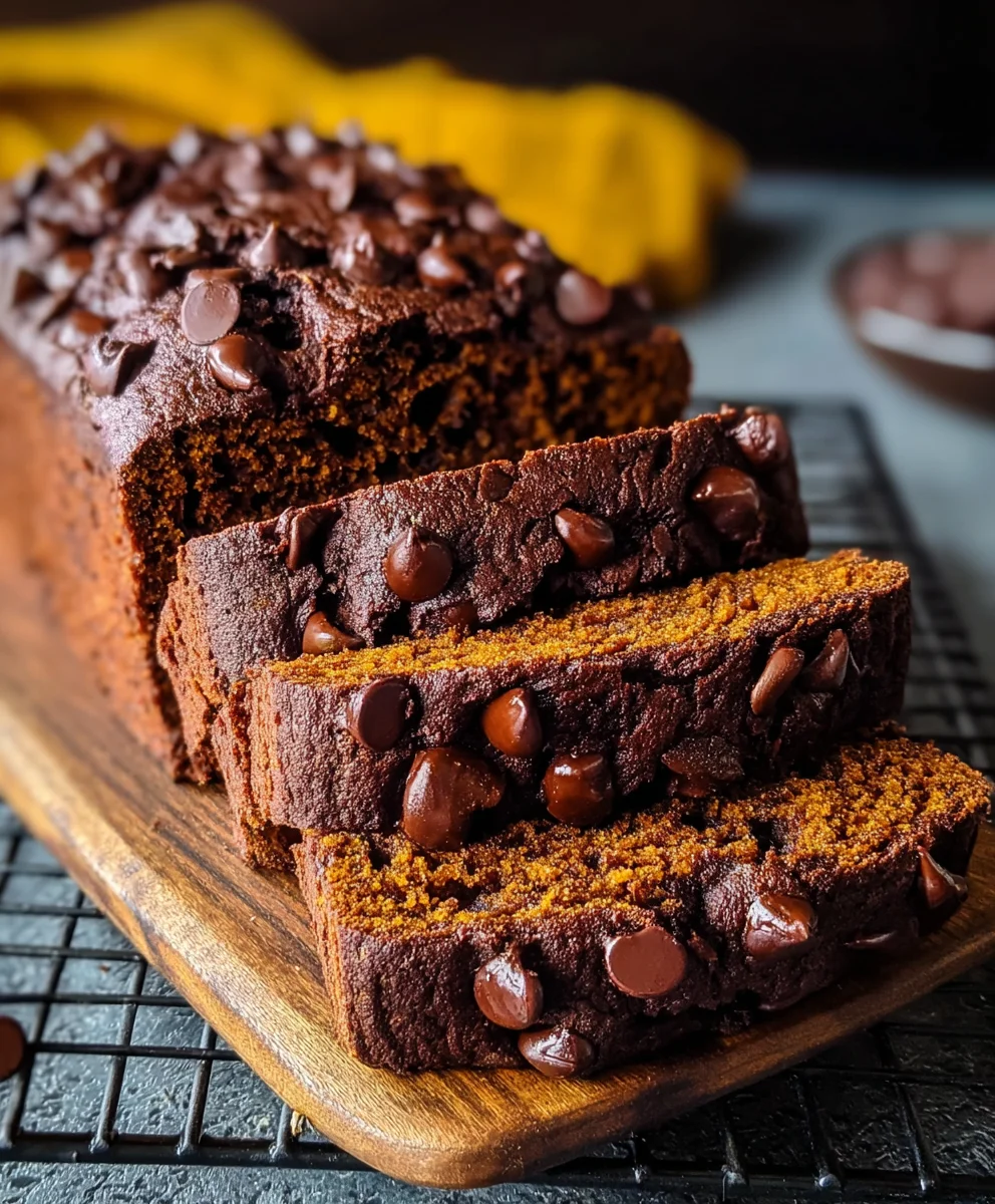 Moist Chocolate Pumpkin Bread - Best Fall Recipe