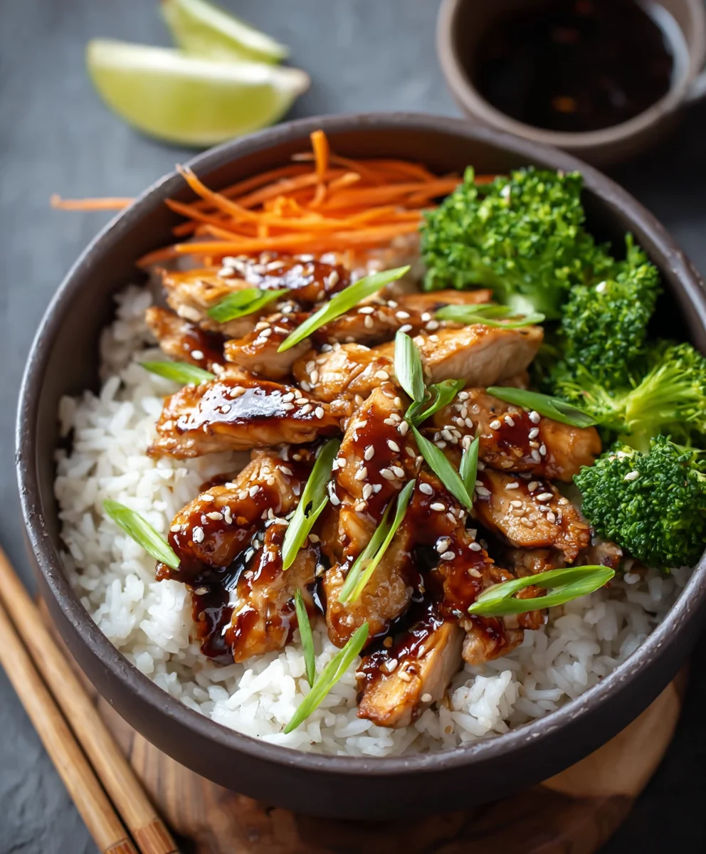 Easy Teriyaki Beef Rice Bowl