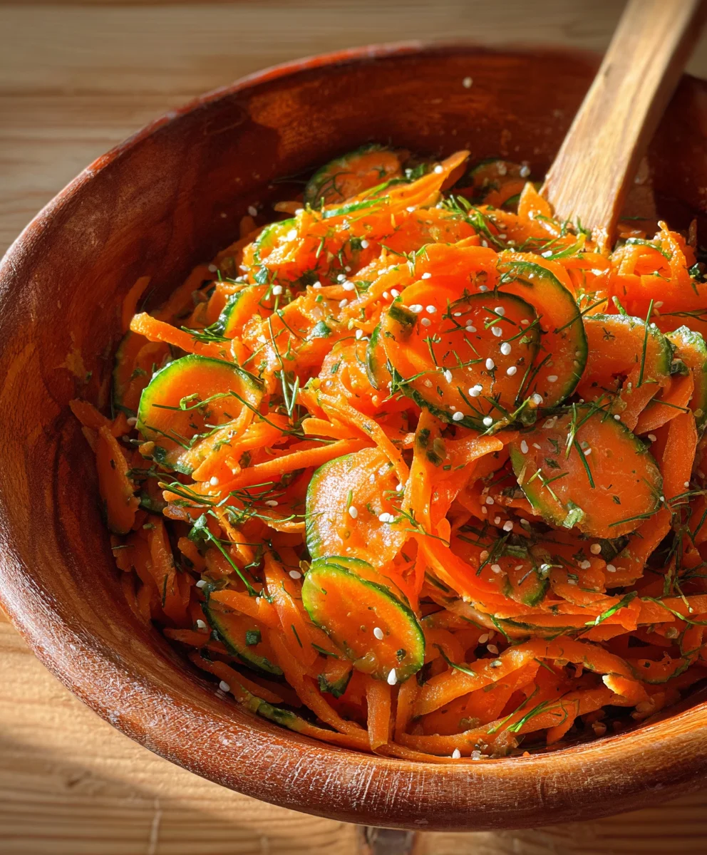 Fresh Cucumber Carrot Salad - Easy & Delicious Recipe