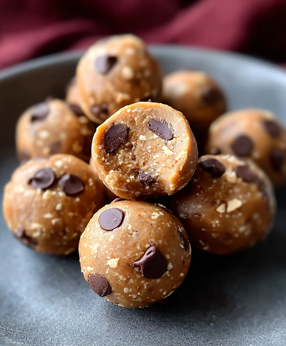 No-Bake Chickpea Cookie Bites