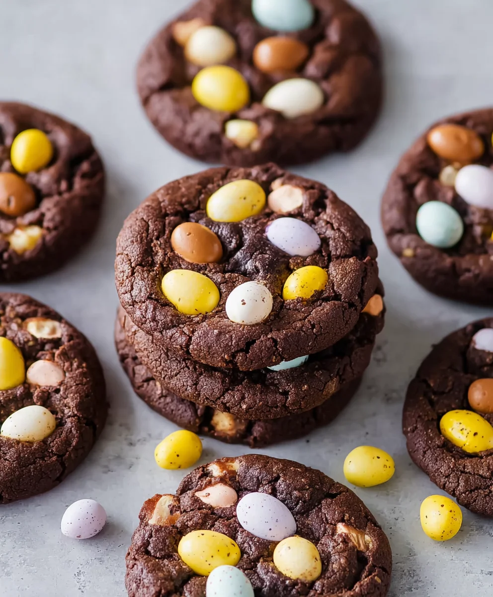 Mini Egg Brownie Cookies-Indulgent Easter Treat
