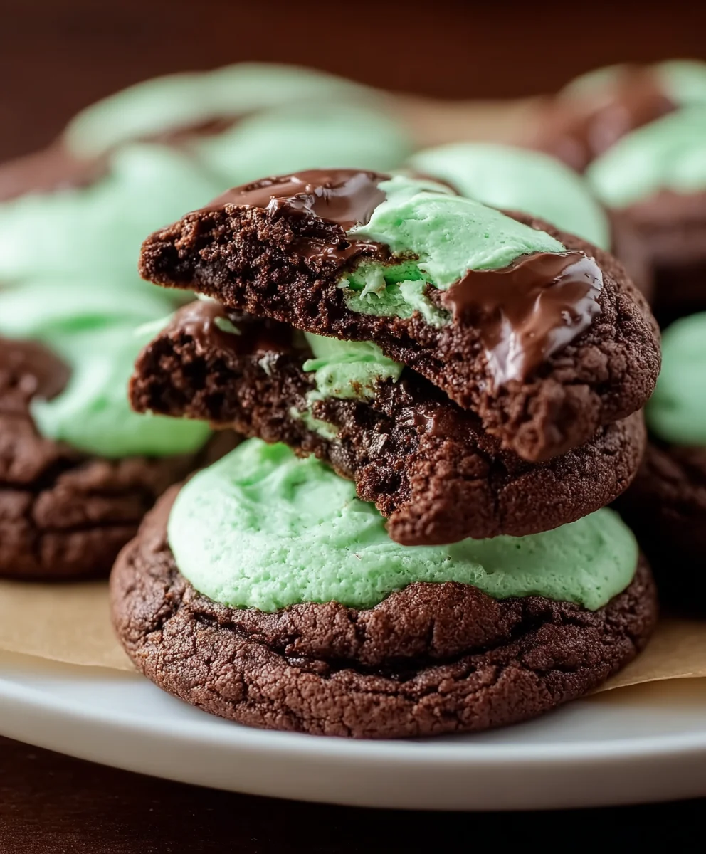 Easy Grasshopper Cake Mix Cookies-Delicious & Simple