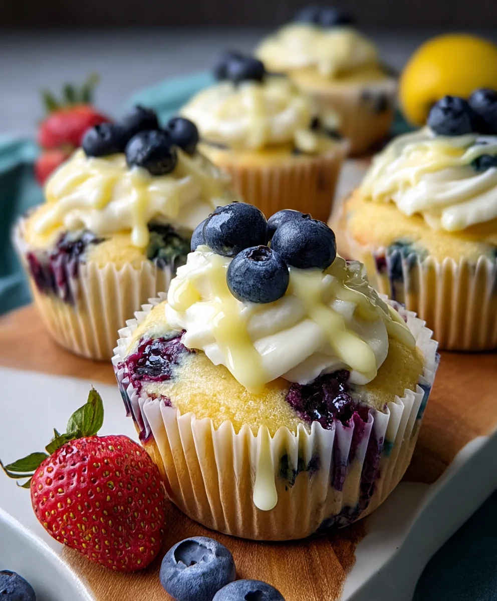 Summer Lemon Berry Cupcakes- Easy & Delicious Recipe