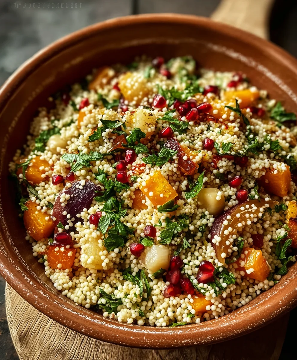 Autumn Couscous Salad - Cozy Flavorful Harvest Bowl