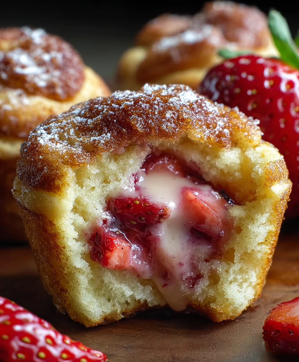 Strawberry French Toast Muffins - Easy Breakfast Treat