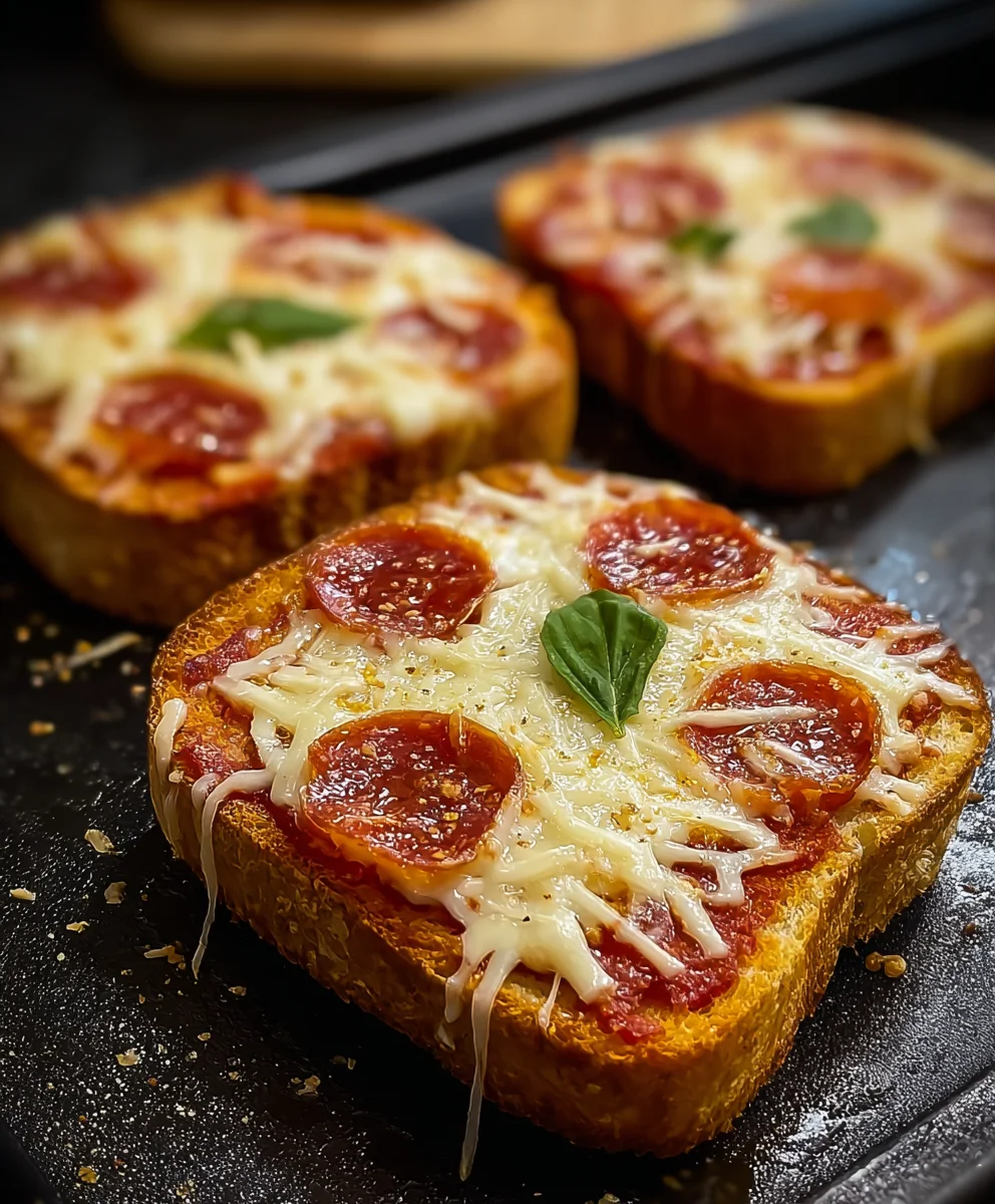 Air Fryer Pizza Toast- Quick & Easy Recipe