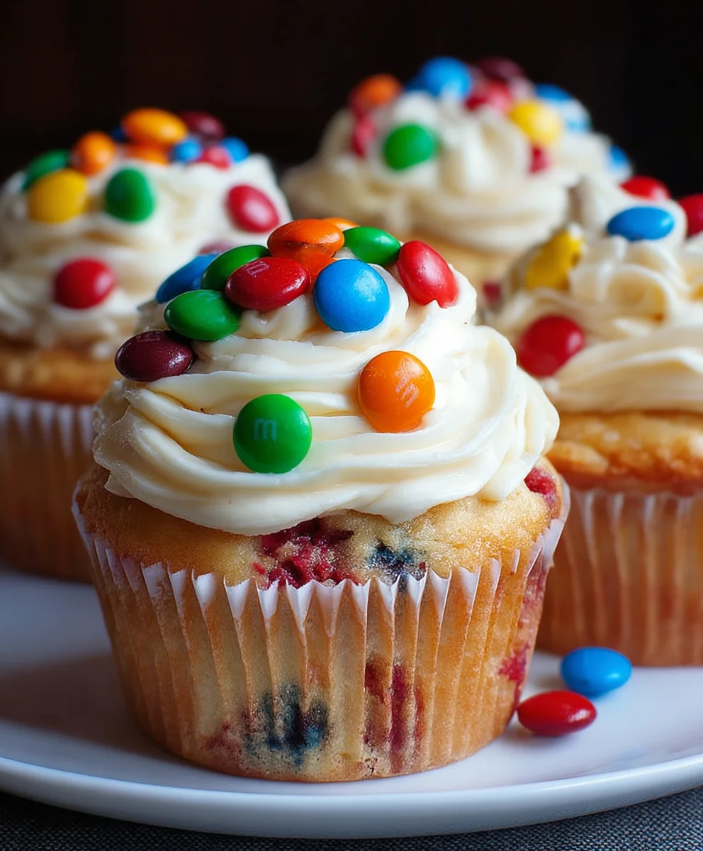Easy M&M Cupcakes - Fun & Festive Treats
