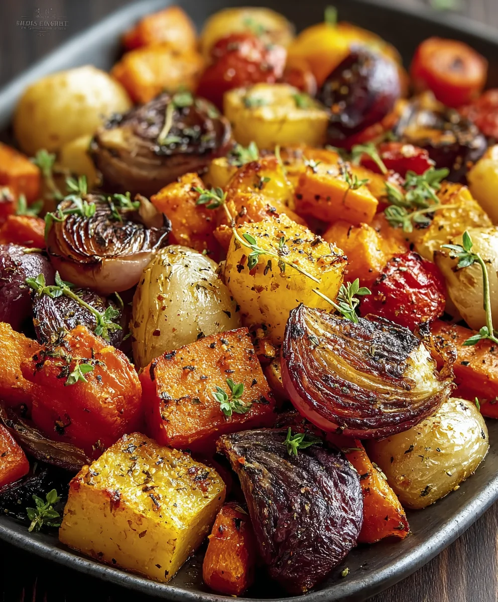 Easy Roasted Vegetables - Delicious Side Dish