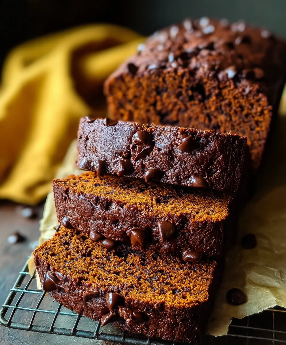 Moist Chocolate Pumpkin Bread - Best Fall Recipe