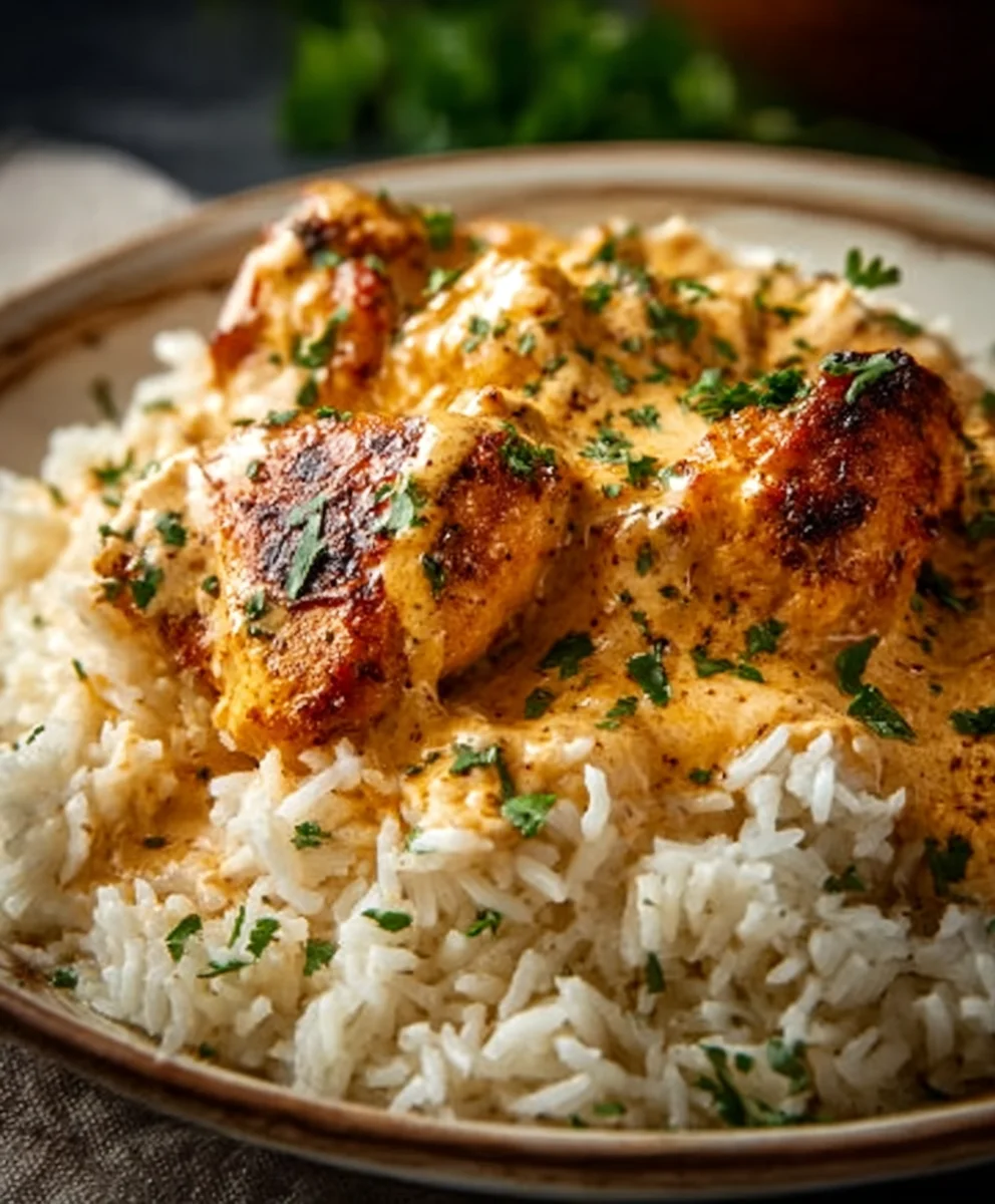Best Smothered Chicken and Rice Recipe-Easy Dinner
