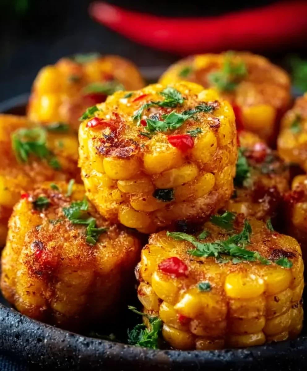 Spicy Mexican Corn Bites Recipe - Easy Appetizer