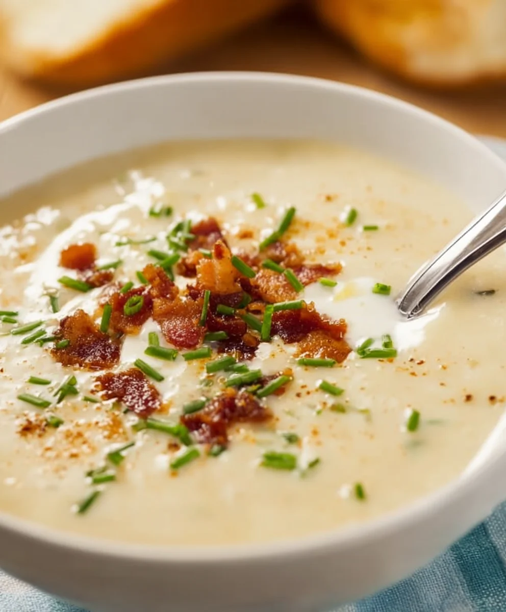 Creamy Baked Potato Soup - Easy Comfort Food