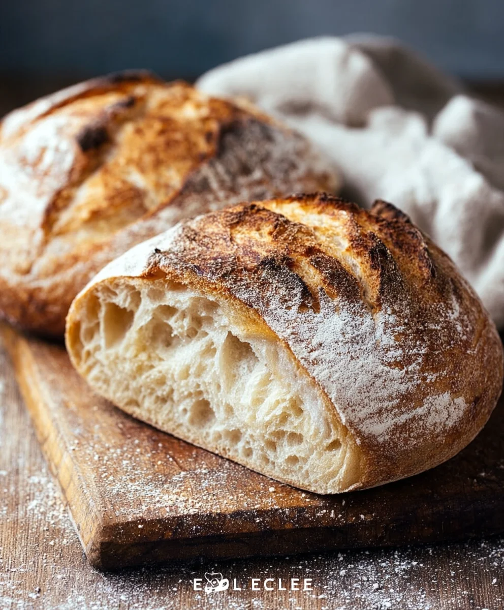 Easy Rustic Bread Recipe - Crusty & Delicious