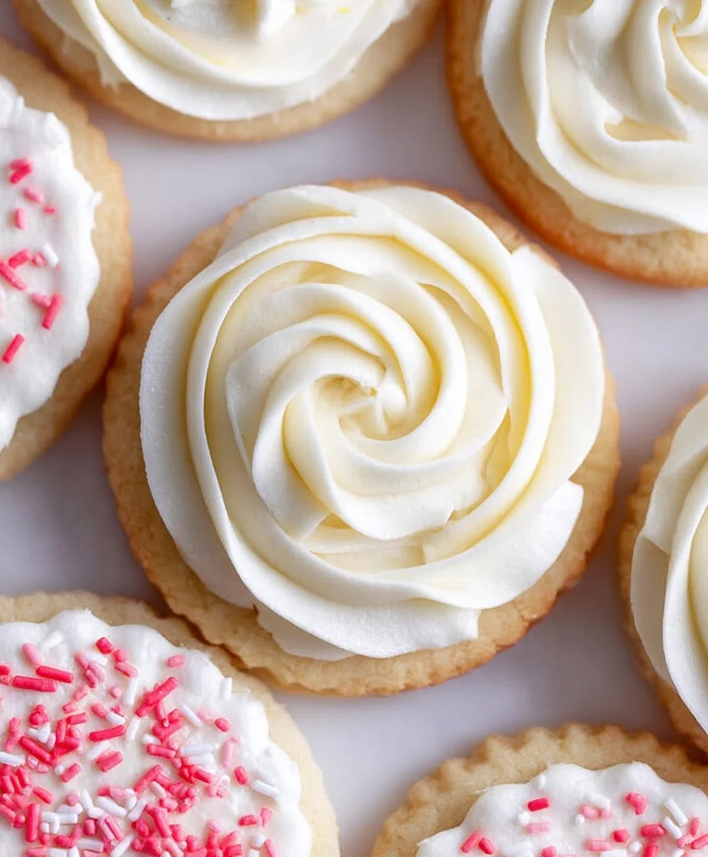 Best Buttercream Sugar Cookies- Easy Recipe