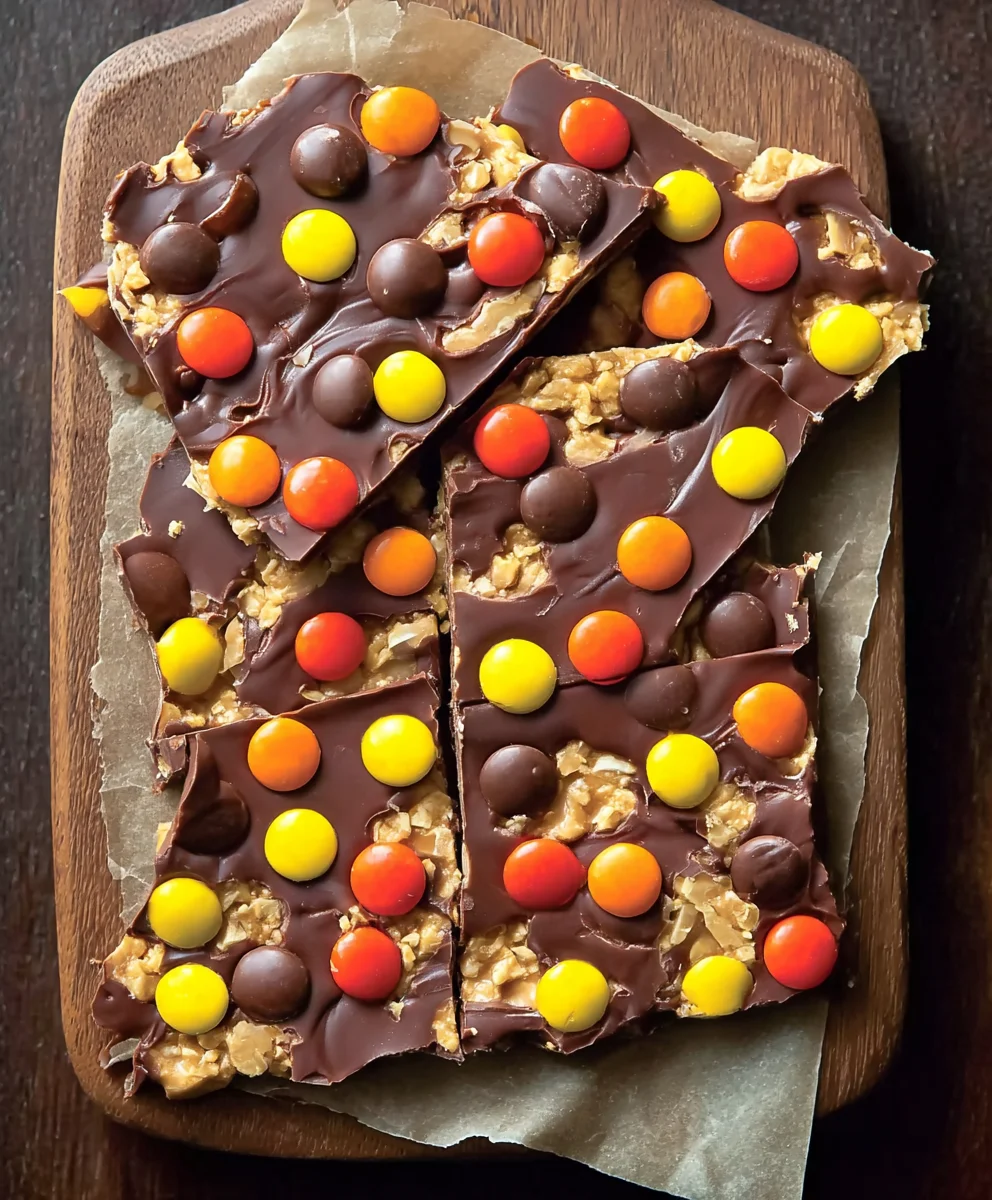 Reese's Pieces Peanut Butter Bark Recipe