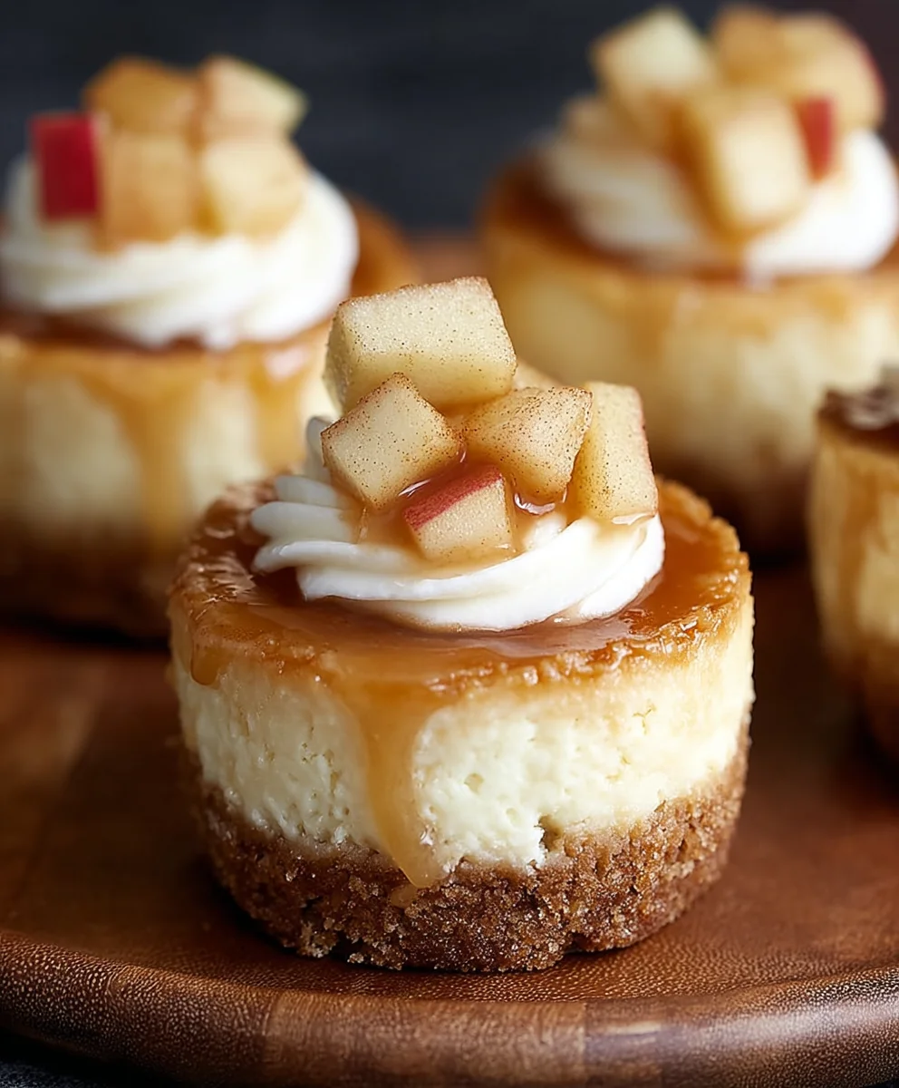 Mini Apple Cheesecakes - Easy & Delicious Dessert