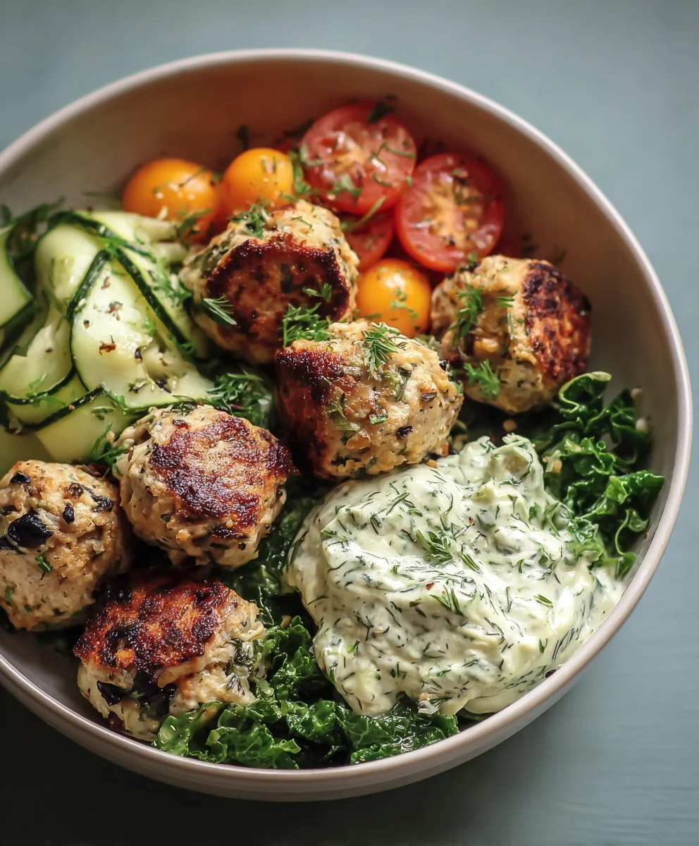 Herby Beef Meatball Bowl- Easy & Delicious Recipe