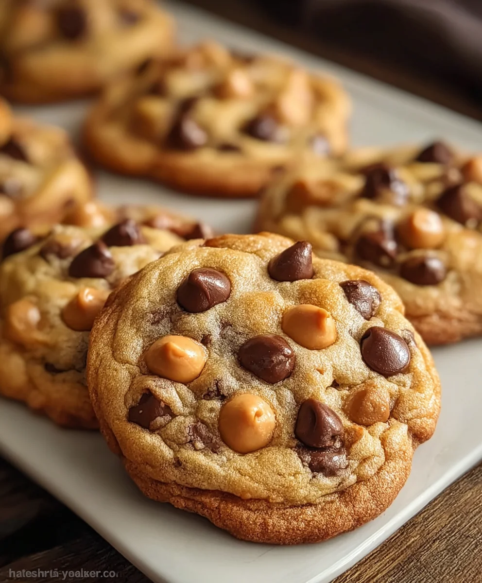 Gooey Chocolate Chip Butterscotch Cookies Recipe