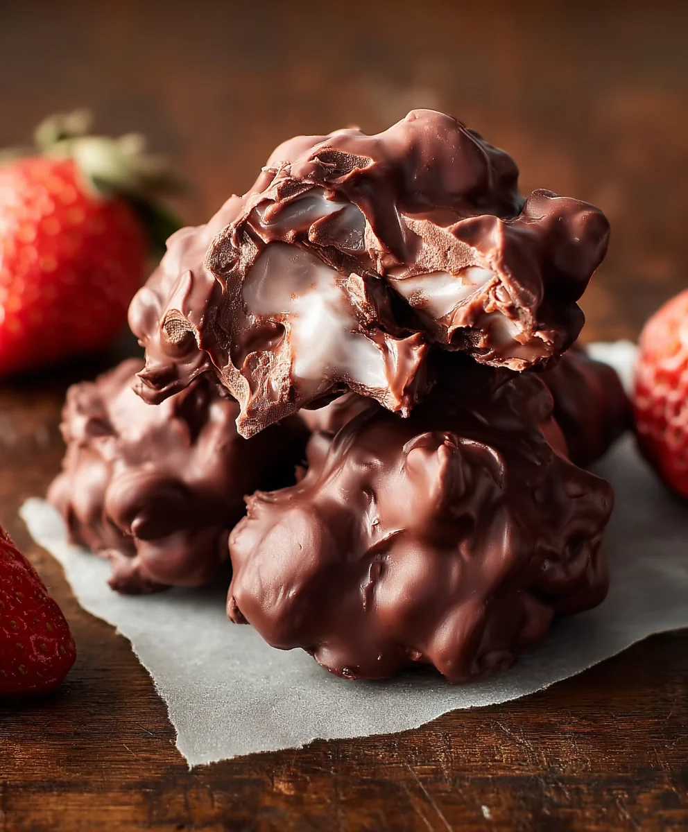 Easy Frozen Chocolate Yogurt Clusters Recipe