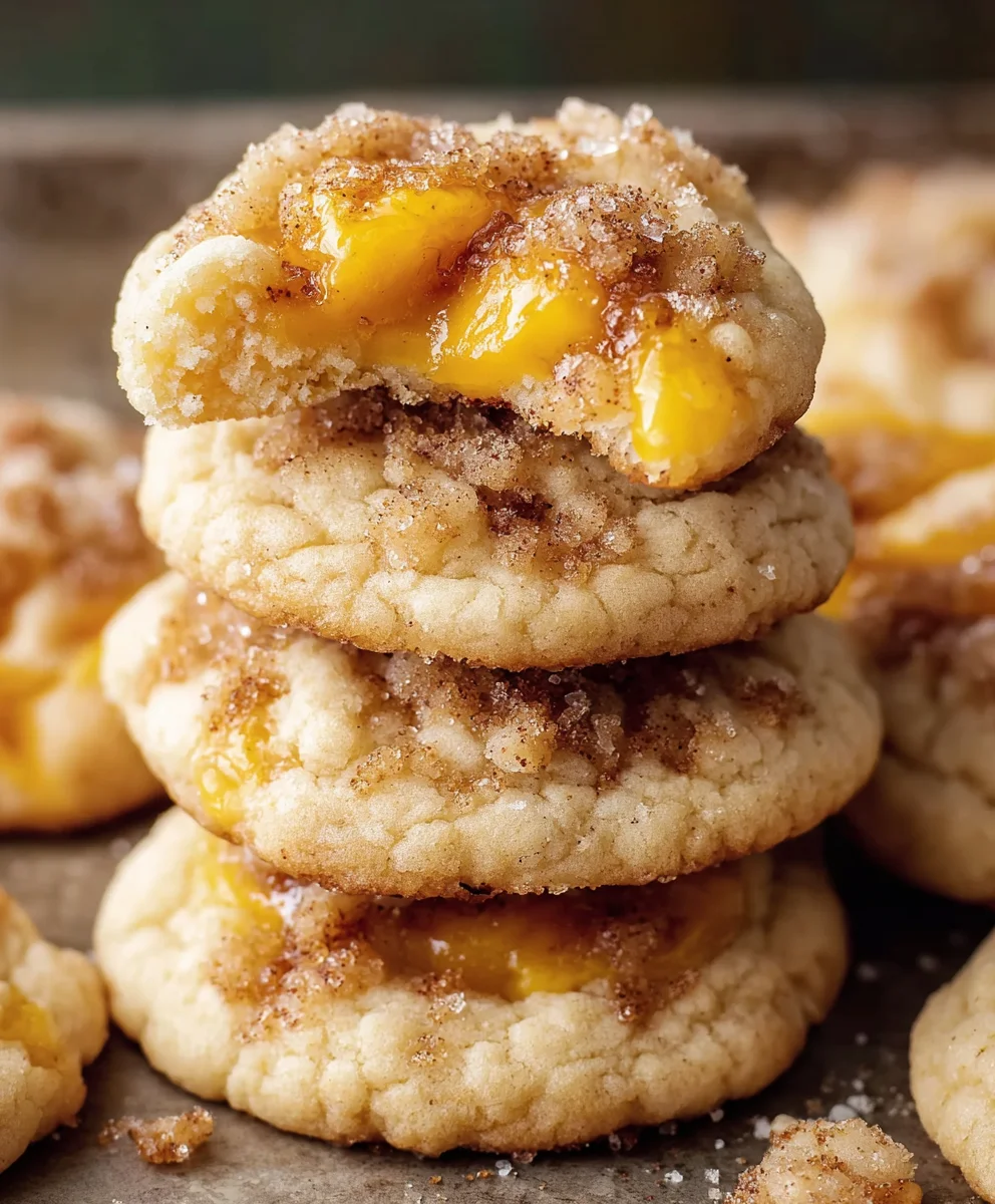 Easy Peach Cobbler Cookies - Best Sweet Treat