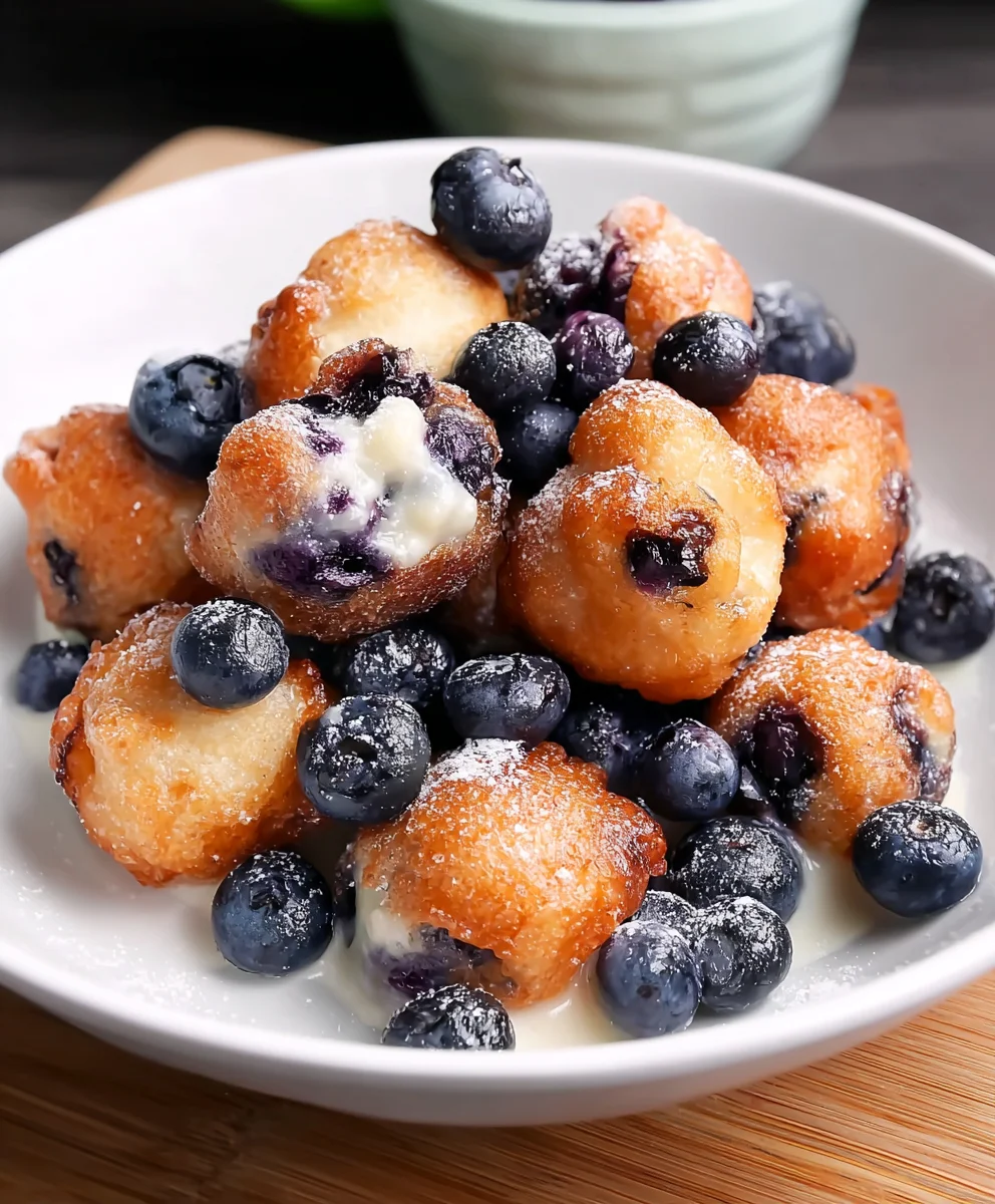 Easy Mini Blueberry Fritters Recipe