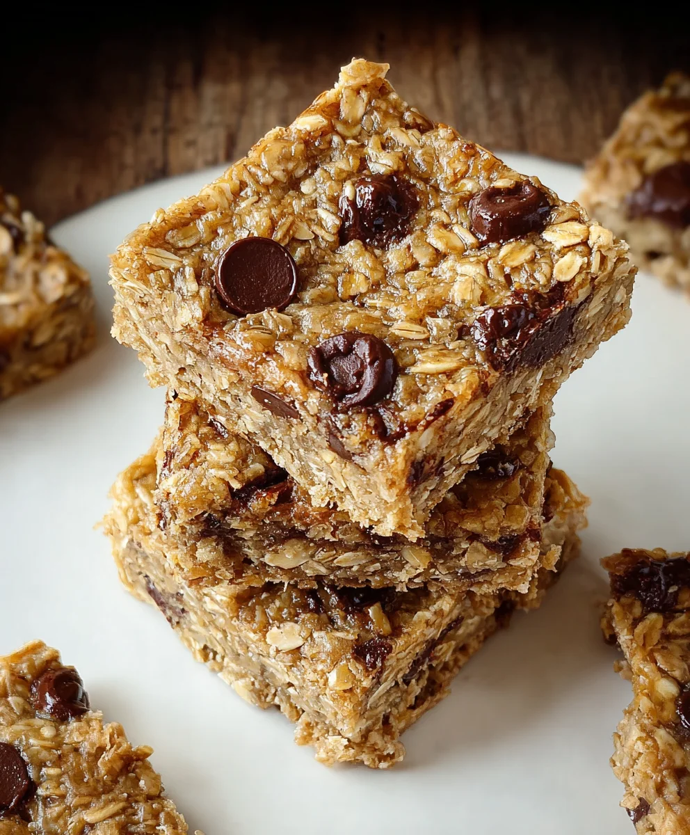 Easy Banana Oat Bars- Healthy & Delicious Snack
